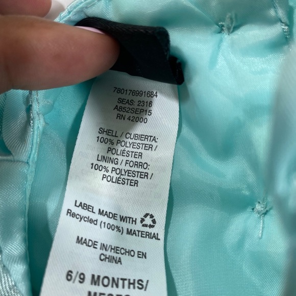 Holiday Editions Turquoise Floral Ruffle Dress - Picture 5 of 8